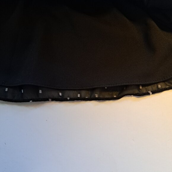 MADEWELL Flutter-Sleeve Peplum Top CLIPDOT blouse Sz MEDIUM Silky soft ROMANTIC - Picture 15 of 15